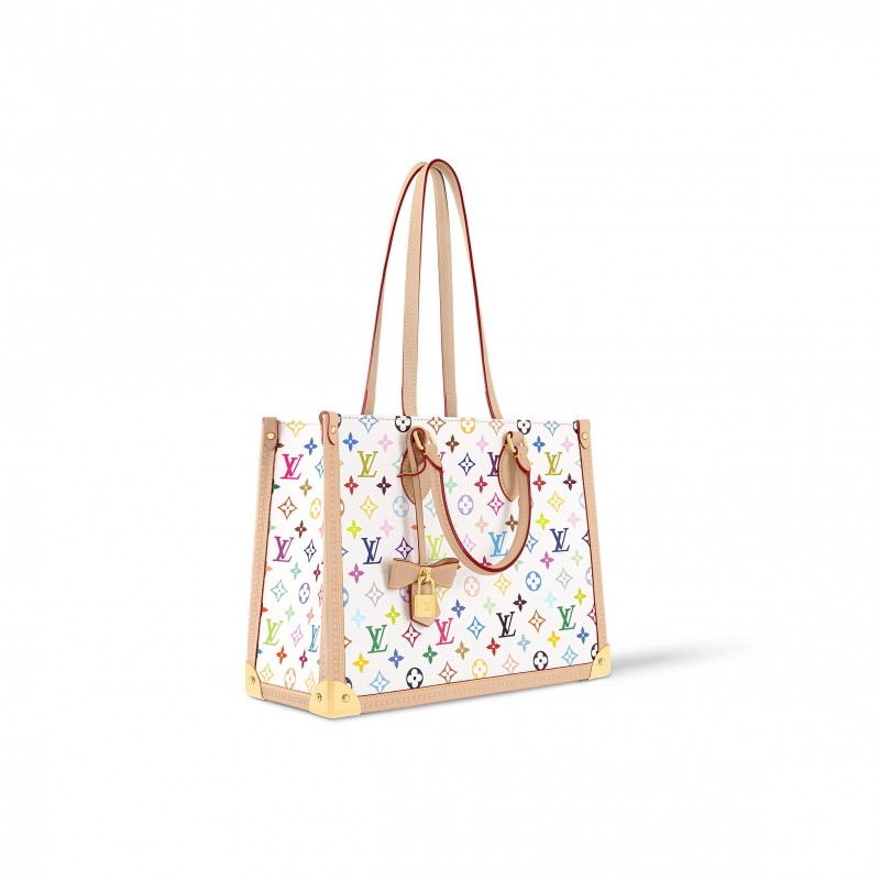 LOUIS VUITTON MURAKAMI LV X TM ONTHEGO MM M13079 (35*27*14cm) LOUIS VUITTON MURAKAMI LV X TM ONTHEGO MM M13079 (35*27*14cm)