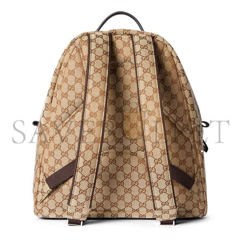 GUCCI MEDIUM GG BACKPACK WITH WEB 824624 (42*36*21cm) GUCCI MEDIUM GG BACKPACK WITH WEB 824624 (42*36*21cm)