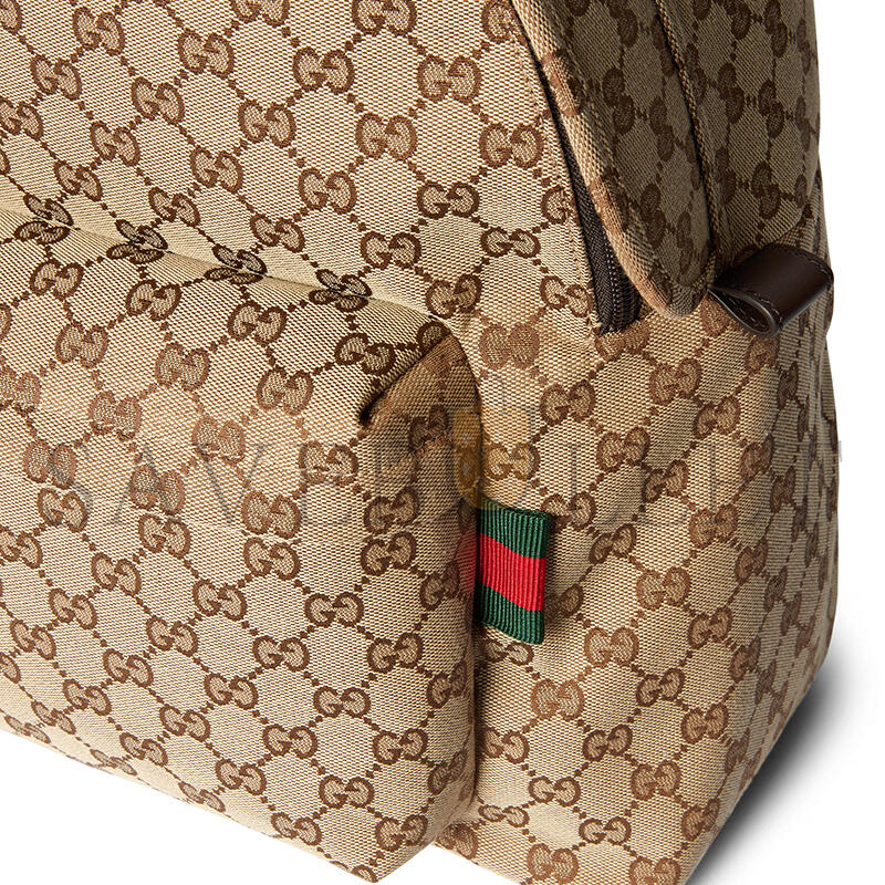 GUCCI MEDIUM GG BACKPACK WITH WEB 824624 (42*36*21cm) GUCCI MEDIUM GG BACKPACK WITH WEB 824624 (42*36*21cm)