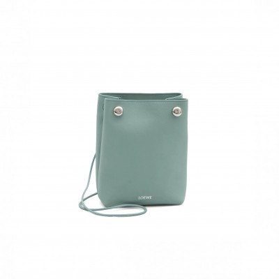 LOEWE PEBBLE POUCH IN SMOOTH CALFSKIN CANBSPPX01 (21.5*17*7cm)