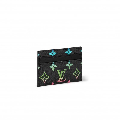 LOUIS VUITTON MURAKAMI DOUBLE MONOGRAM ECLIPSE CARD HOLDER M13911 (11*7*1.5cm) LOUIS VUITTON MURAKAMI DOUBLE MONOGRAM ECLIPSE CARD HOLDER M13911 (11*7*1.5cm)