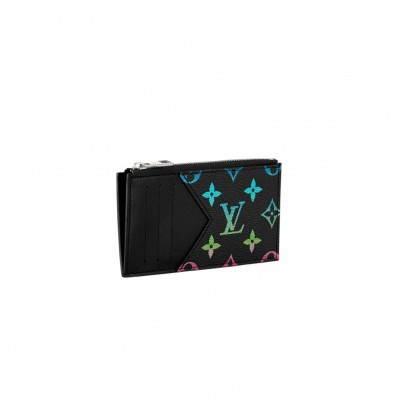 LOUIS VUITTON MASTER MURAKAMI VICTOR MONOGRAM MUTATION WALLET BLACK M12641 (14.5*8cm)