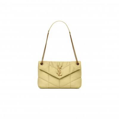 YSL PUFFER SMALL CHAIN BAG IN QUILTED LAMBSKIN 577475200489 (29*17*11cm) YSL PUFFER SMALL CHAIN BAG IN QUILTED LAMBSKIN 577475200489 (29*17*11cm)
