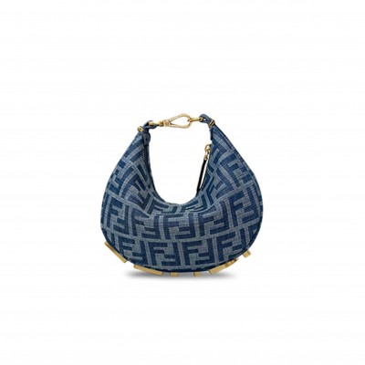 FENDI NANO GRAPHY FF JACQUARD TOTE BAG (20*13*7cm) FENDI NANO GRAPHY FF JACQUARD TOTE BAG (20*13*7cm)