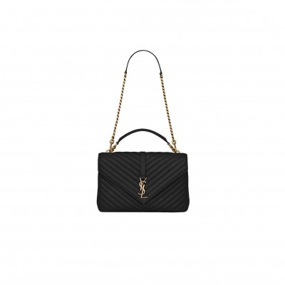 YSL COLLEGE LARGE IN QUILTED LEATHER 600278BRM071000 (32*20*8.5cm)