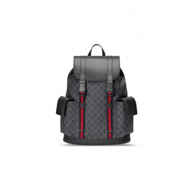 GUCCI GG BLACK LARGE BACKPACK 495563 (42*34*16cm)
