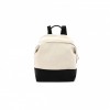 BOTTEGA VENETA CANVAS CALFSKIN BACKPACK NATURAL BLACK (39*29*17cm) BOTTEGA VENETA CANVAS CALFSKIN BACKPACK NATURAL BLACK (39*29*17cm)