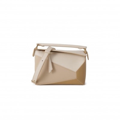 LOEWE SMALL PUZZLE BAG IN CLASSIC CALFSKIN A510P60X38-6049 (24*16.5*10.5cm)