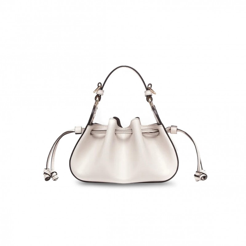 FENDI POMODORINO MINI LEATHER HOBO BAG 8BS059AHWUF0VWM (24*14*9.5cm)