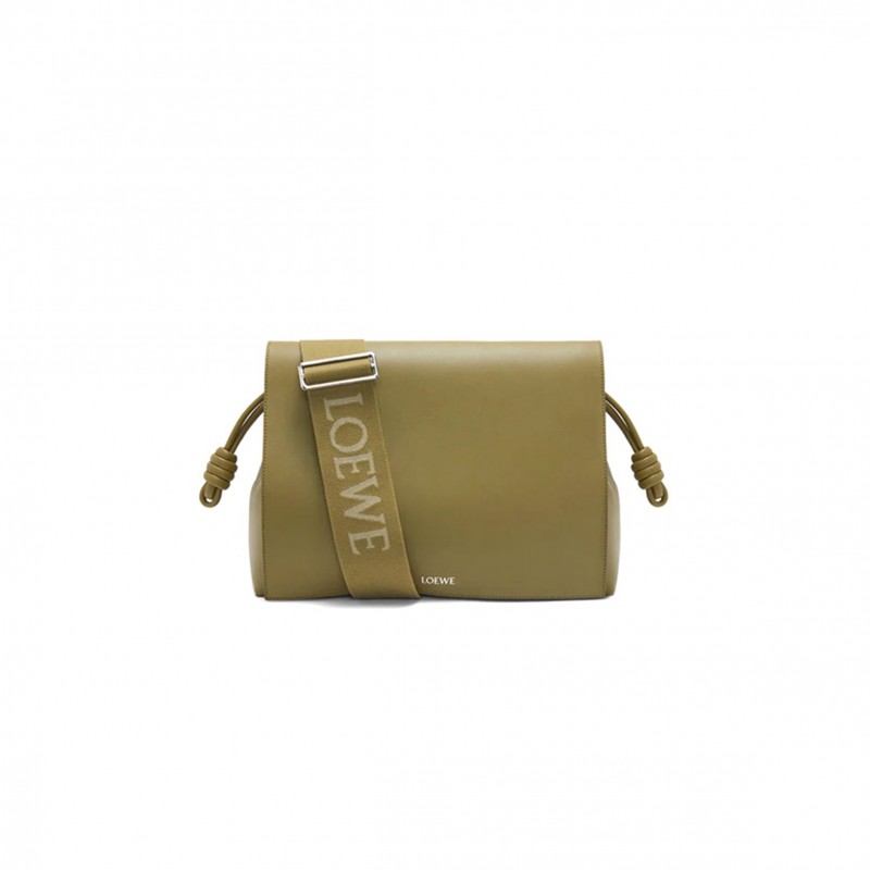 LOEWE FLAMENCO SATCHEL IN SHINY SUPPLE CALFSKIN B411FSAX04 (34*24*12cm)