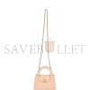 CHANEL MASTER KELLY SHOPPER BEIGE SHINY CALFSKIN BRUSHED GOLD HARDWARE AS4416 (19*13*7cm)