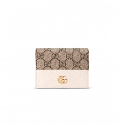 GUCCI GG MARMONT BI-COLOUR CARD CASE WALLET ‎658610 (11*8.5*3cm)