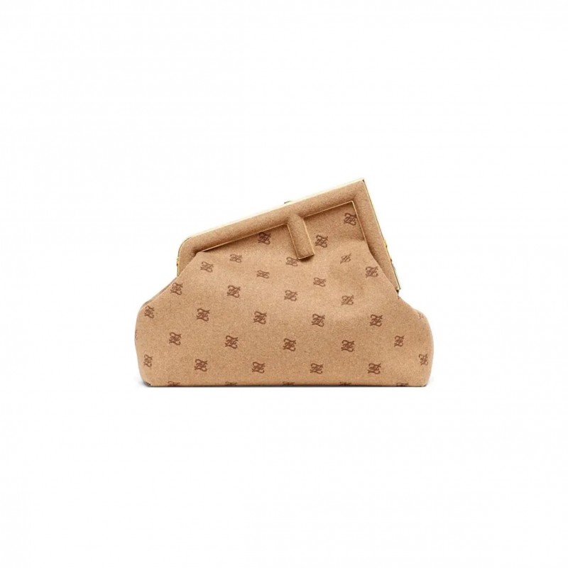 FENDI FIRST MEDIUM KARLIGRAPHY BAG 8BP127AHNGF0J2D (32.5*23.5*15cm)