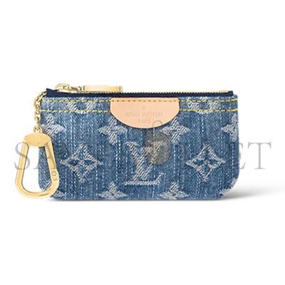 LOUIS VUITTON MASTER DENIM KEY POUCH M82961 (12*7*2cm) LOUIS VUITTON MASTER DENIM KEY POUCH M82961 (12*7*2cm)