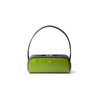 PRADA SWING SMOOTH LEATHER SHOULDER BAG 1BC249 (28*11.5*10cm) 