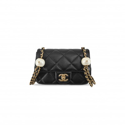 CHANEL MASTER MINI FLAP BAG AS4817 (17*11.5*5cm)