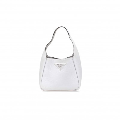 PRADA LEATHER SHOULDER BAG 1BC127 (23*20*14cm) 