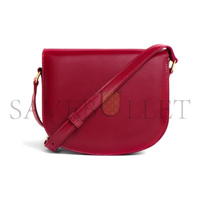 CELINE SHOULDER BAG IN TEEN BESACE TRIOMPHE SHINY CALFSKIN 110413BF4.02LS (18.5*16*6cm)