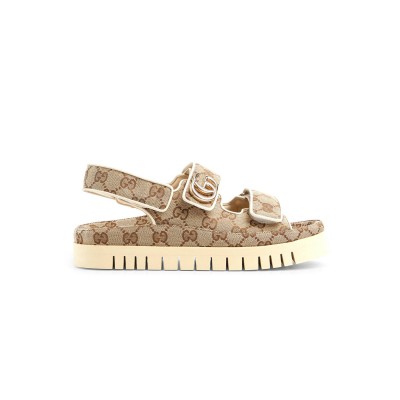 GUCCI WOMEN'S SANDAL WITH DOUBLE G 816630