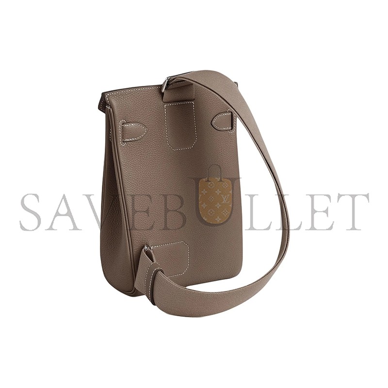 HERMES HAC A DOS PM BACKPACK TOGO LEATHER SILVER HARDWARE H083589CK18 (28*18*8cm)