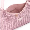 PRADA RE-EDITION SATIN MINI-BAG WITH CRYSTALS 1BC515 (22*17*6cm) PRADA RE-EDITION SATIN MINI-BAG WITH CRYSTALS 1BC515 (22*17*6cm)
