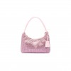 PRADA RE-EDITION SATIN MINI-BAG WITH CRYSTALS 1BC515 (22*17*6cm) PRADA RE-EDITION SATIN MINI-BAG WITH CRYSTALS 1BC515 (22*17*6cm)