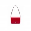 PRADA BRUSHED LEATHER SHOULDER BAG 1BD308 (21*15*6cm)