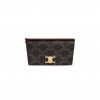 CELINE SHOULDER BAG IN TRAPEZE TRIOMPHE METAL SNAP CALFSKIN 199282EPP.04LU (26.2*14.5*2cm)