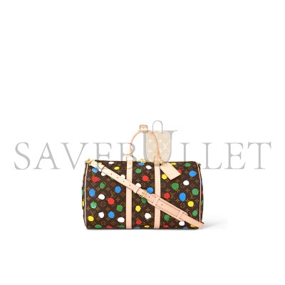 LOUIS VUITTON MASTER YAYOI KUSAMA KEEPALL BANDOULIERE 45 M46377 (45*27*20cm) LOUIS VUITTON MASTER YAYOI KUSAMA KEEPALL BANDOULIERE 45 M46377 (45*27*20cm)