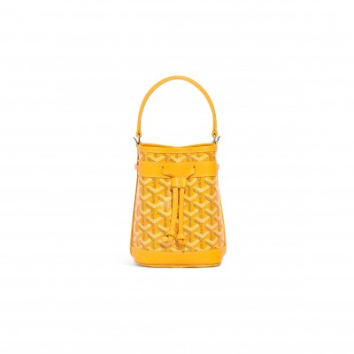 GOYARD PETIT FLOT MINI BUCKET BAG PEFLOTMINTY08CL08P (17.5*12*10cm)