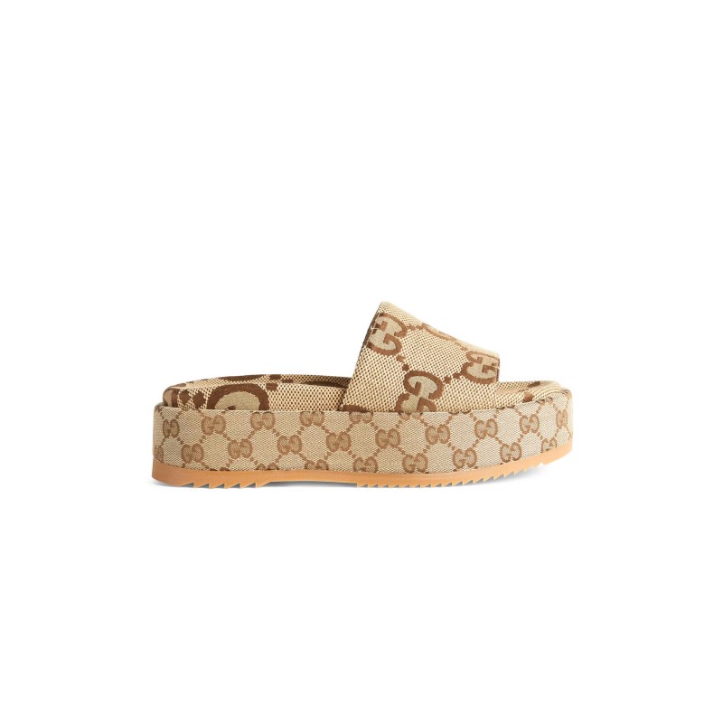 GUCCI WOMEN'S PLATFORM SLIDE SANDAL 623212 GUCCI WOMEN'S PLATFORM SLIDE SANDAL 623212