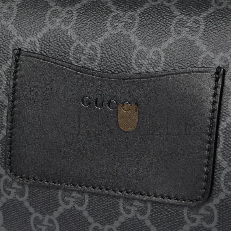 GUCCI GG EMBLEM SMALL BELT BAG 821165 (23*13*5.5cm) GUCCI GG EMBLEM SMALL BELT BAG 821165 (23*13*5.5cm)