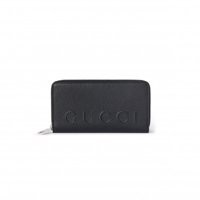 GUCCI ZIP AROUND WALLET WITH LOGO ‎835120 (19*10.5*2cm)