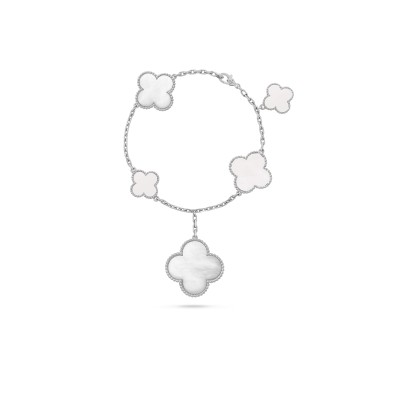 VAN CLEEF MAGIC ALHAMBRA BRACELET, 5 MOTIFS VCARD78600 VAN CLEEF MAGIC ALHAMBRA BRACELET, 5 MOTIFS VCARD78600