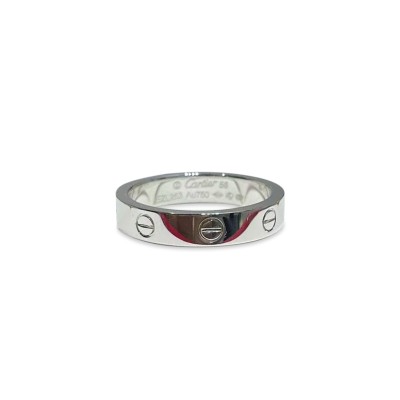 CARTIER LOVE RING 4MM SILVER 350640 CARTIER LOVE RING 4MM SILVER 350640