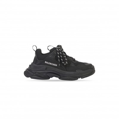 BALENCIAGA KIDS - TRIPLE S SNEAKER IN BLACK 654251W2CA41000