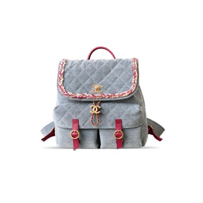 CHANEL MASTER DENIM SALZBURG BACKPACK 398251 (30*30*13cm)