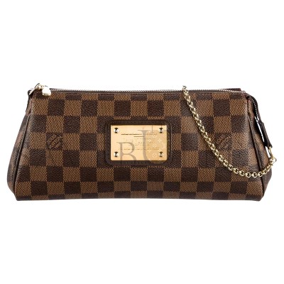 LOUIS VUITTON MASTER DAMIER EBENE EVA CLUTCH BAG M55214 (25*13*4cm) LOUIS VUITTON MASTER DAMIER EBENE EVA CLUTCH BAG M55214 (25*13*4cm)