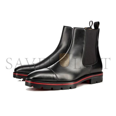 CHRISTIAN LOUBOUTIN CHELSEA BOOTS MEN BLACK 3161148BK01 CHRISTIAN LOUBOUTIN CHELSEA BOOTS MEN BLACK 3161148BK01