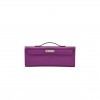 HERMES ANEMONE EPSOM KELLY CUT PALLADIUM HARDWARE 436573 (31*13*2.5cm)