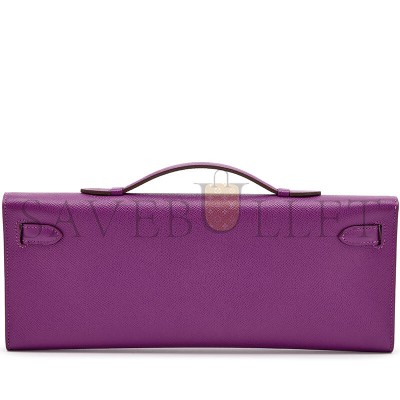 HERMES ANEMONE EPSOM KELLY CUT PALLADIUM HARDWARE 436573 (31*13*2.5cm)