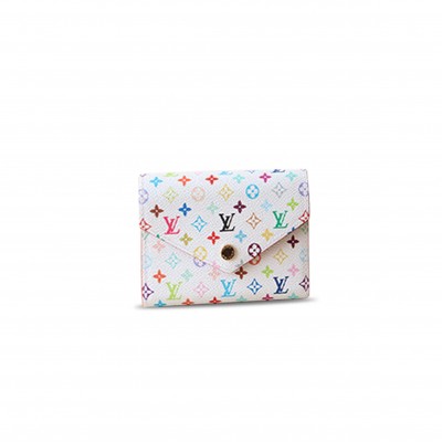 LOUIS VUITTON MASTER MURAKAMI LV X TM VICTORINE WALLET M14163 (12*9.5*2.5cm)