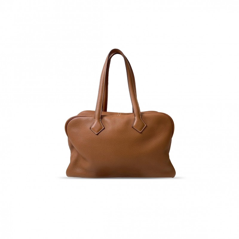 HERMES MASTER VICTORIA II 35 BAG GOLD CLEMENCE 4359641 (35*23*16cm)