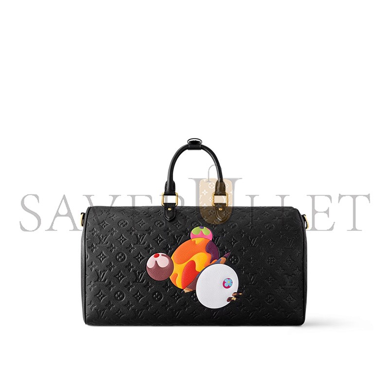 LOUIS VUITTON MASTER MURAKAMI LV X TM KEEPALL BANDOULIÈRE 45 M13761 (45*27*20cm) LOUIS VUITTON MASTER MURAKAMI LV X TM KEEPALL BANDOULIÈRE 45 M13761 (45*27*20cm)