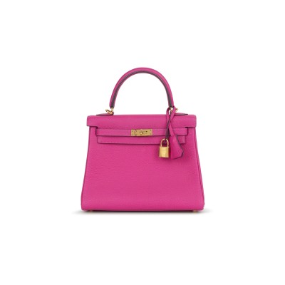 HERMÈS KELLY TOUCH 25 TOGO ROSE PURPLE GOLD (25*17*7cm) HERMÈS KELLY TOUCH 25 TOGO ROSE PURPLE GOLD (25*17*7cm)