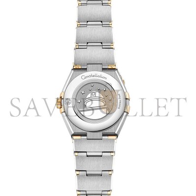 OMEGA CONSTELLATION METEORITE 25MM GREY DIAL DIAMOND DOTS STEEL & YELLOW GOLD BRACELET WATCH O13125256099002 OMEGA CONSTELLATION METEORITE 25MM GREY DIAL DIAMOND DOTS STEEL & YELLOW GOLD BRACELET WATCH O13125256099002
