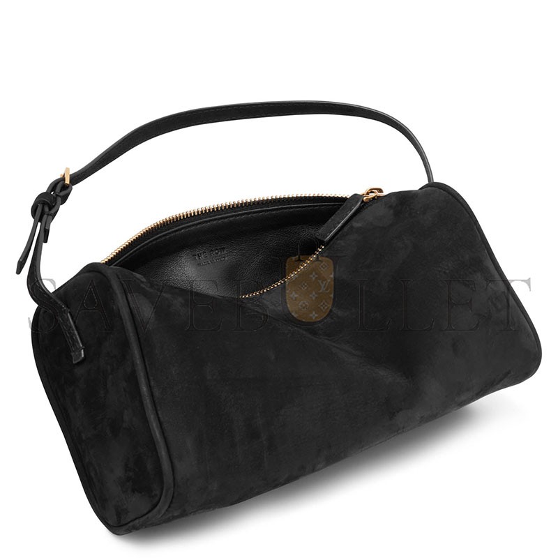 THE ROW 90'S BLACK NUBUCK BAG W1281L87BAG (19*10*7cm)