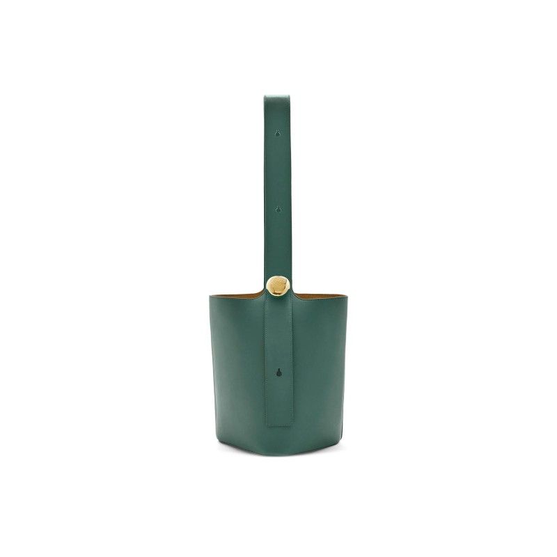 LOEWE MEDIUM PEBBLE BUCKET IN SMOOTH CALFSKIN AANBBBWX01 (28*24.5*23.5cm)