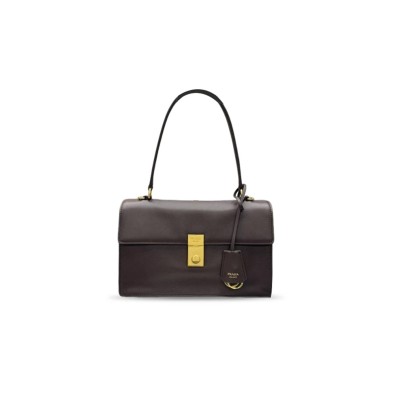 PRADA SOFT SOUND MEDIUM LEATHER SHOULDER BAG 1BN023 (28*16*10cm) PRADA SOFT SOUND MEDIUM LEATHER SHOULDER BAG 1BN023 (28*16*10cm)