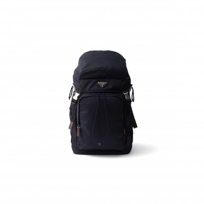 PRADA SPEEDROCK RE-NYLON AND LEATHER BACKPACK 2VZ123 (46*28*22cm)